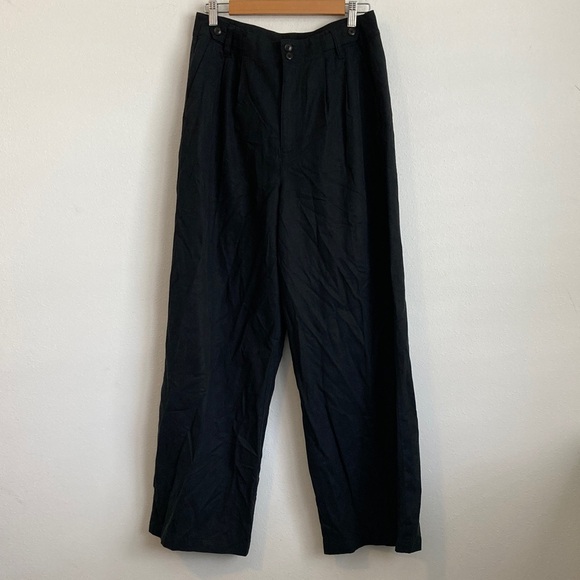 Madewell Pants - Madewell Harlow Wide Leg Pants‎ Womens Size 8 Black